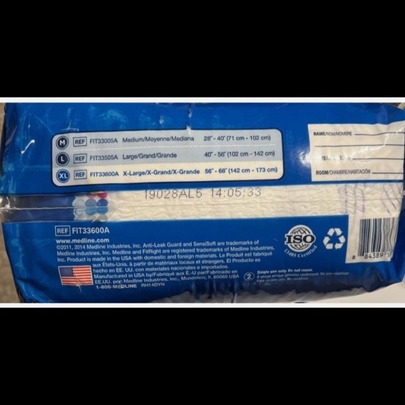 New! FitRight Unisex Maximum Ultra Protective Underwear X-Large 40-56" Waist. - Picture 6 of 8